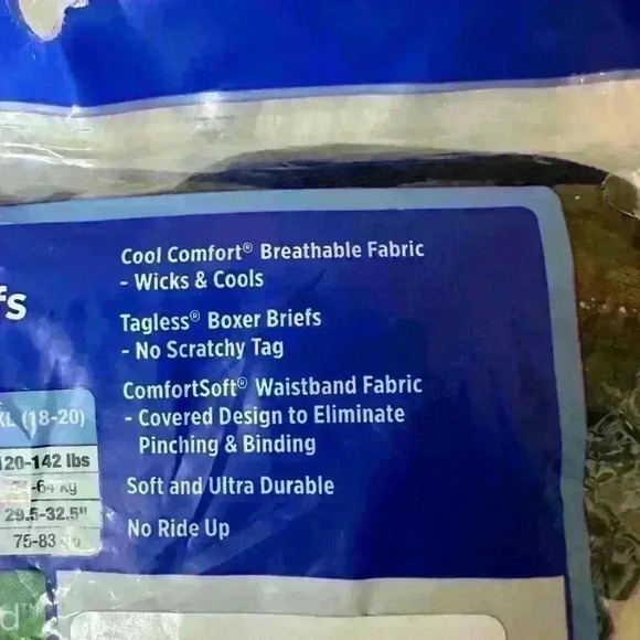 New Hanes toddler 2T-3T tagless boxer briefs pack of 3 - Picture 3 of 5